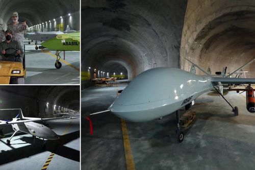Bên trong căn cứ máy bay không người lái dưới lòng đất của Iran