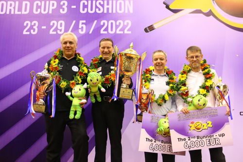 Cơ thủ người Bỉ vô địch World Cup Billiard Carom 3 băng TP.HCM 2022