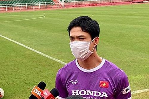 Công Phượng từ chối trả lời khi được hỏi về Tuấn Anh, Xuân Trường, Minh Vương
