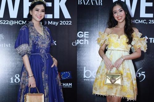 Ngày cuối VIFW: Mẹ chồng Hà Tăng nhìn 'quyền lực' cùng con gái trên thảm đỏ