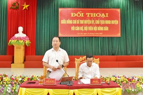Lãnh đạo Lộc Hà 'gỡ rối' các vấn đề khó về nông nghiệp, nông dân