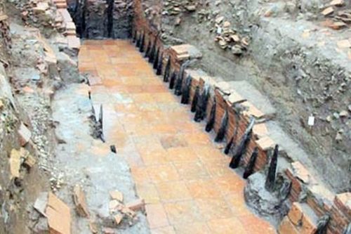 Phát hiện dấu tích mới tại sân Đan trì và trục Ngự đạo