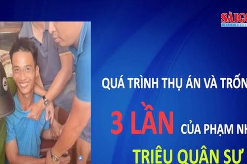 Hành trình thụ án và trốn trại 3 lần của phạm nhân Triệu Quân Sự