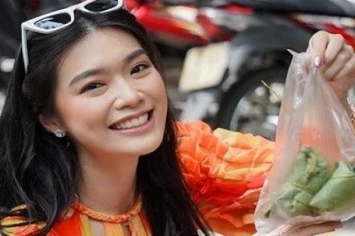 Hoa hậu Indonesia thích thú khám phá ẩm thực Hà Nội