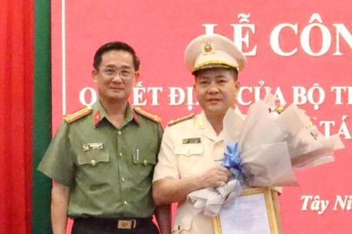 Bộ Công an công bố quyết định nhân sự tại tỉnh Tây Ninh