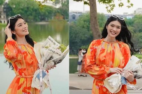 'Đối thủ' của Đỗ Thị Hà ở Miss World khoe sắc xinh đẹp ở Hồ Gươm, 'mê mẩn' ẩm thực đường phố Hà Nội