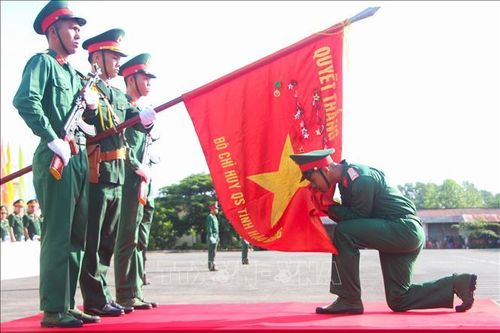 Hậu Giang: Lễ tuyên thệ chiến sĩ mới năm 2022