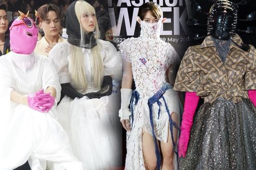 Trò lố của Tiktoker tại show thời trang: Phạm Thoại hóa ma nữ, Lê Bống catwalk bị chê thậm tệ