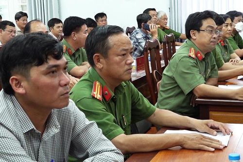 Công an huyện Thoại Sơn triển khai Quyết định 636/QĐ-CAT-PV01 của Giám đốc Công an An Giang