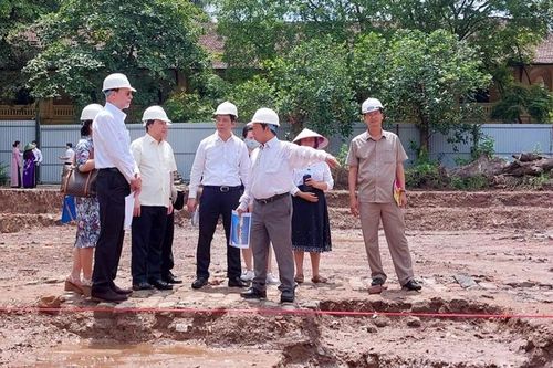 Phát lộ dấu tích mới của sân Đan Trì và trục Ngự Đạo tại Hoàng thành Thăng Long