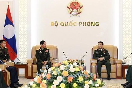 Đoàn đại biểu Quân sự cấp cao QĐND Lào thăm chính thức Việt Nam