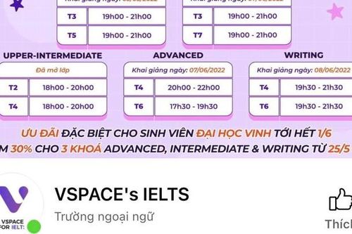 Nghệ An: Trung tâm VSPACE'S IELTS chưa có giấy phép hoạt động lĩnh vực giáo dục