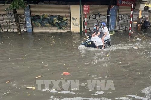 Hà Nội đẩy nhanh thi công công trình tiêu úng trọng điểm