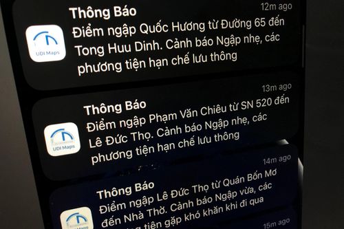 Cách dùng app cảnh báo đường ngập tại TP.HCM