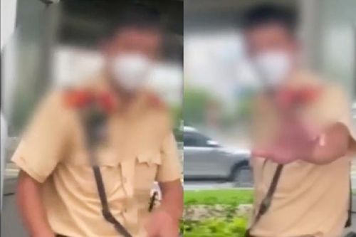 Vụ tố CSGT nhận 1 triệu đồng: Mời người quay clip làm việc