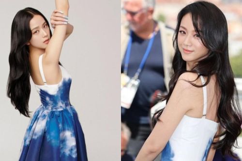 Cùng diện một chiếc váy, 'Visual hàng đầu' Jisoo có so được với 'Mỹ nhân cảnh nóng' Thang Duy?