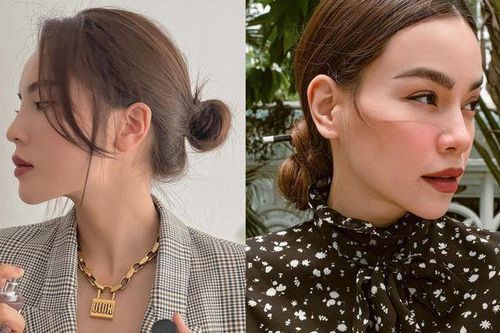 13 cách búi tóc đơn giản, nhưng lên hình sống ảo tuyệt xinh của sao Việt