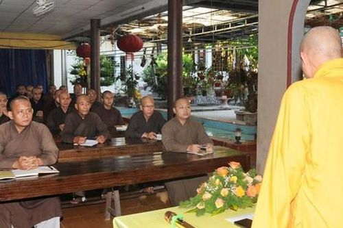 Tổ chức bồi dưỡng Luật Phật đến hành giả Tăng tại đạo tràng an cư tổ đình Tịnh Độ
