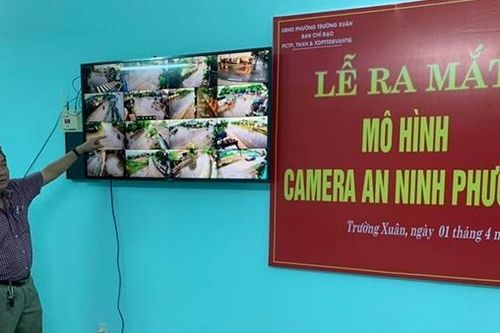 Xã hội hóa lắp đặt camera góp phần giữ vững ANTT
