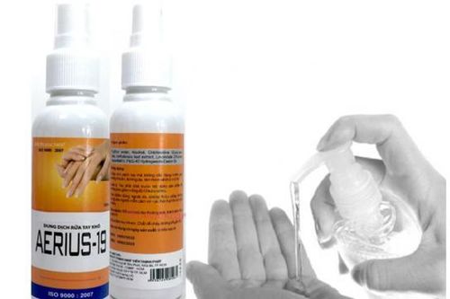 Thu hồi nước rửa tay khô Aerius-19 của công ty TNHH HMP Tiến Thịnh Phát