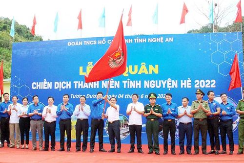Tuổi trẻ Nghệ An ra quân Chiến dịch tình nguyện hè 2022