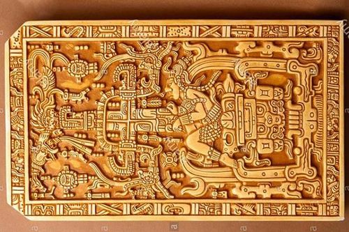 Bức phù điêu cổ đại miêu tả phi hành gia vận hành tàu vũ trụ?