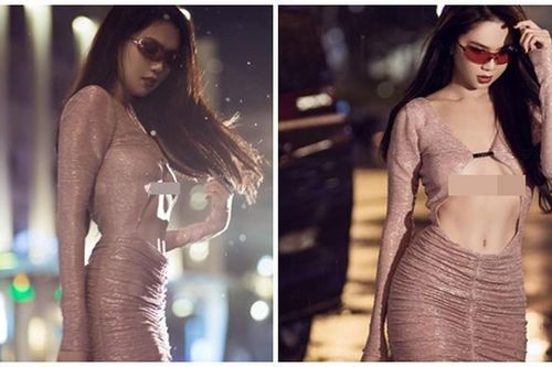 'Nữ hoàng' Ngọc Trinh diện style không nội y, phớt lờ ồn ào mua đất