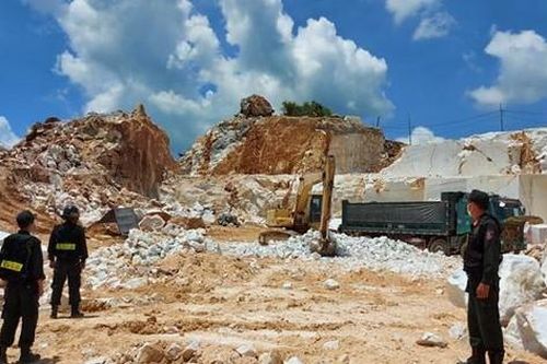 Nghệ An kỷ luật nhiều cán bộ liên quan đến vụ khai thác đá trái phép