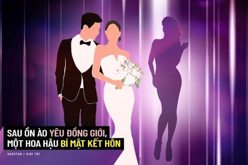 Sau ồn ào yêu đương đồng giới, một Hoa hậu Vbiz bất ngờ vướng nghi vấn bí mật kết hôn với chồng đại gia