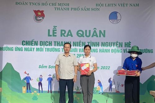 Thành đoàn Sầm Sơn ra quân Chiến dịch Thanh niên tình nguyện hè 2022