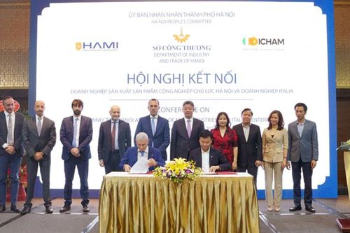 Kết nối sản xuất sản phẩm công nghiệp chủ lực Hà Nội với doanh nghiệp Italia