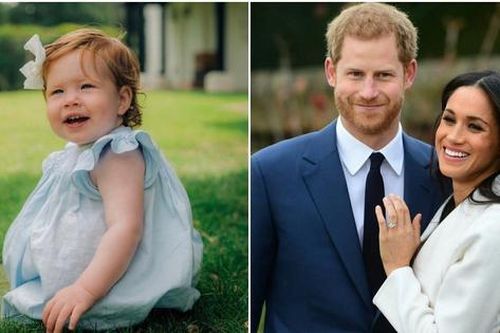Vợ chồng Harry - Meghan công bố ảnh con gái Lilibet