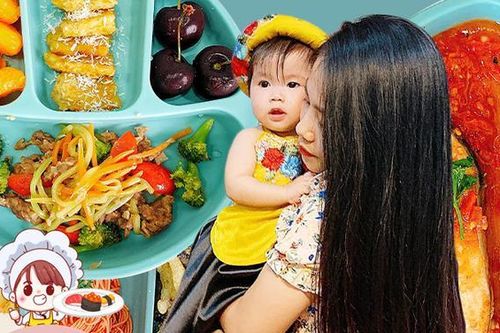 Con 9 tháng tuổi, mẹ đã thực hành kỷ luật bàn ăn với những suất ăn đẹp như tranh