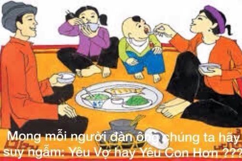 Đàn ông yêu vợ hay yêu con hơn??