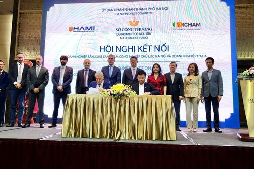 Hội nghị kết nối Doanh nghiệp sản xuất sản phẩm công nghiệp chủ lực TP. Hà Nội với Doanh nghiệp Italia