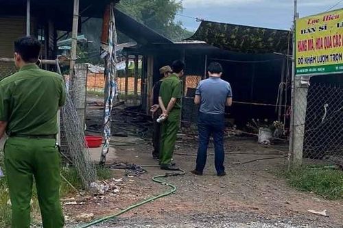 Nghệ An: Cháy ki ốt ở chợ Điếm, một phụ nữ tử vong