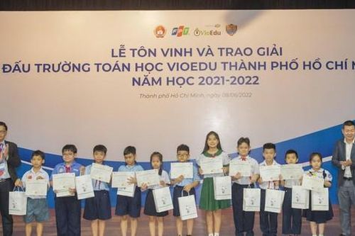 95 học sinh và 22 tập thể giành giải chung kết Đấu trường Toán học VioEdu TP. Hồ Chí Minh