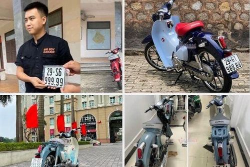 Loạt xe Honda Cub C125 biển số đẹp giá cao không tưởng
