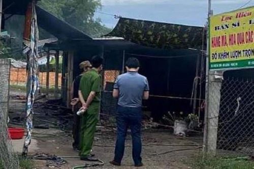 Cháy ki-ốt chợ, người phụ nữ bán vàng mã tử vong