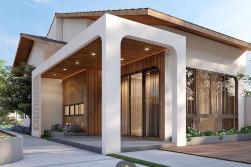 Nhà cấp 4 xây 800 triệu đẹp hút mắt, vườn rau xanh 4 mùa mơn mởn