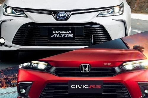 Phân vân giữa Honda Civic 2022 và Toyota Corolla Altis 2022, nên chọn xe nào?