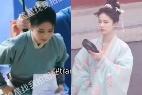 Bạch Lộc xuất hiện xinh xắn trên phim trường Ninh An Như Mộng nhưng bị chê già