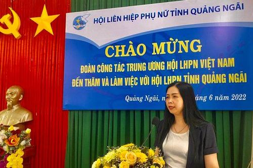 Quảng Ngãi: Chú trọng nhiệm vụ hỗ trợ nâng cao quyền năng kinh tế cho phụ nữ