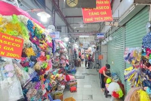 Tiểu thương chợ Đại Quang Minh - chợ phụ liệu may mặc lớn nhất miền Nam kêu cứu