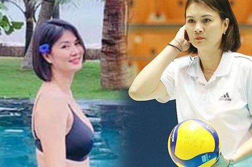 Ở tuổi 40, hoa khôi bóng chuyền Kim Huệ khoe dáng khỏe khoắn với đồ bơi