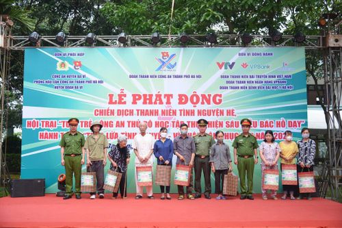 Tuổi trẻ Công an Thủ đô phát động Chiến dịch Thanh niên tình nguyện hè 2022