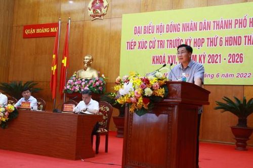 Cử tri quận Hoàng Mai kiến nghị nhiều vấn đề đời sống dân sinh