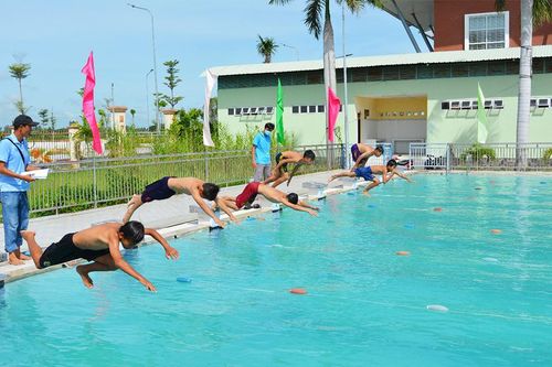 Sôi nổi Giải bơi học sinh huyện Châu Thành lần thứ IV, năm học 2021-2022