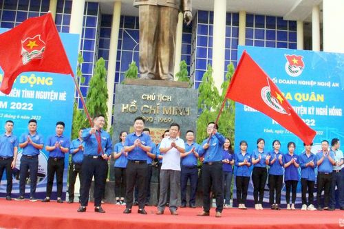 Thành đoàn Vinh, Đoàn Khối Doanh nghiệp tỉnh phát động Chiến dịch Thanh niên tình nguyện hè 2022