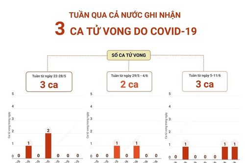 Tuần qua cả nước ghi nhận 3 ca tử vong do COVID-19